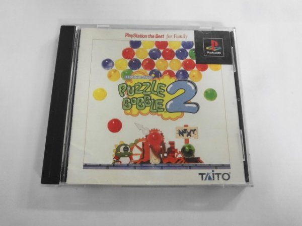 PS21-439 ソニー sony プレイステーション PS 1 プレステ パズルボブル2 タイトー 移植 名作 レトロ ゲーム ソフト_画像1