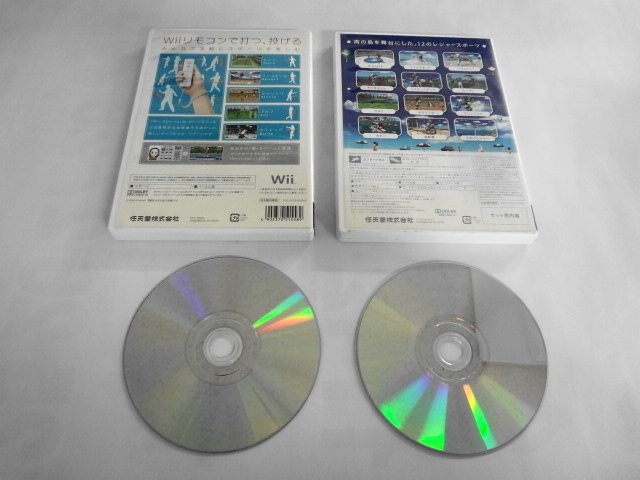 Wii21-277 任天堂 ニンテンドー Wii スポーツ リゾート ソフト単品 セット Sports レトロ ゲーム ソフト 使用感あり 取説なし