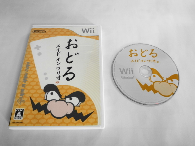 Wii21-290 任天堂 ニンテンドー Wii おどるメイドインワリオ 人気 シリーズ Made in Wario レトロ ゲーム ソフト 取説なし