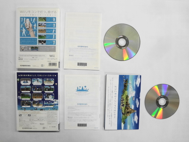 Wii21-322 任天堂 ニンテンドー Wii スポーツ リゾート ソフト単品 セット Sports レトロ ゲーム ソフト 使用感あり