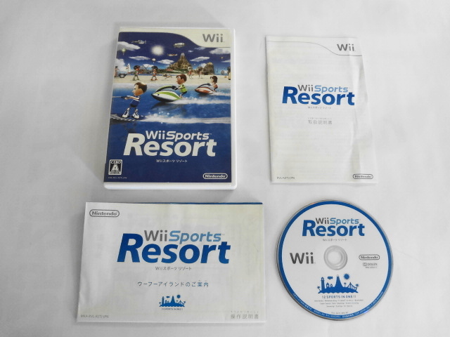 Wii21-327 任天堂 ニンテンドー Wii スポーツ リゾート ソフト単品 Sports Resort レトロ ゲーム ソフト 使用感あり
