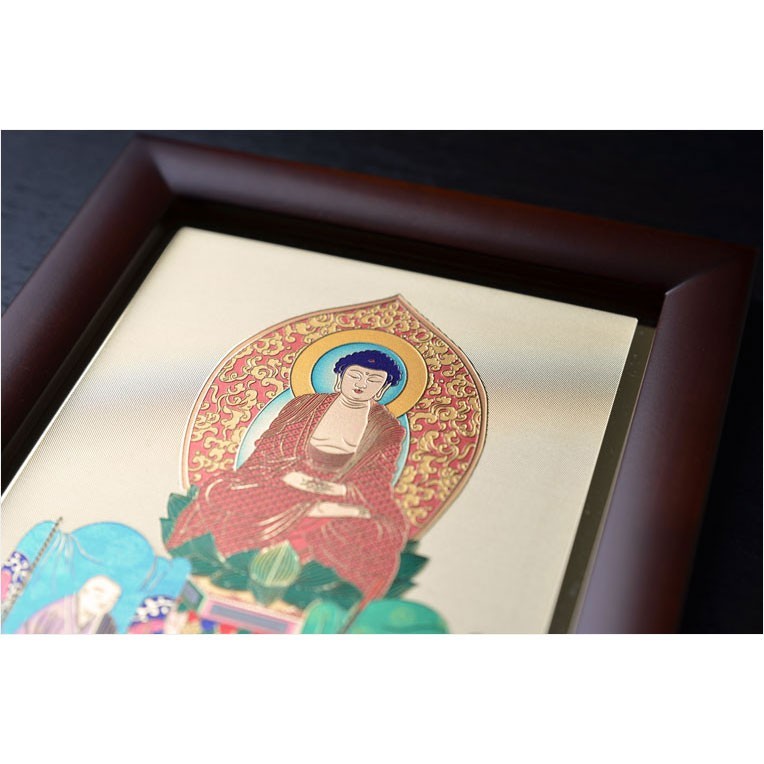  gorgeous 24 gilding [ wooden amount entering engraving plate : three .....] usually using from . family Buddhist altar for book@. hanging scroll also family Buddhist altar * hanging scroll * Buddhist image free shipping 