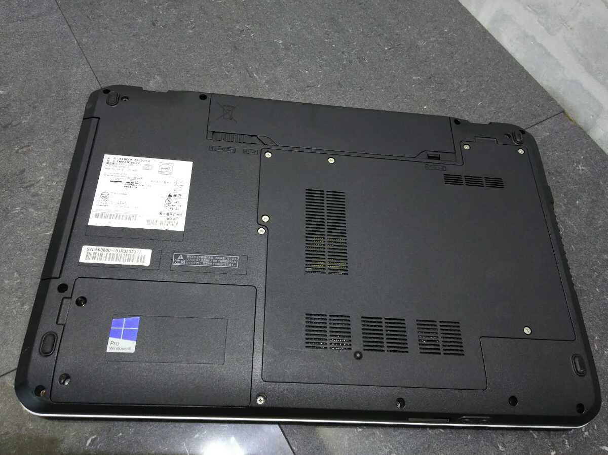 【中古動作品】管C4 FUJITSU LIFEBOOK A512/FX CPU Celeron B730 HDD320GB、メモリー2GB、バッテリー有り、クリーンインストール済み_画像9