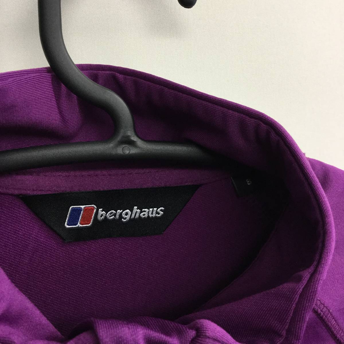 バーグハウス Berghaus W Trek Stretch Half Zip 長袖プルオーバーシャツ パープル レディース8サイズ_画像5