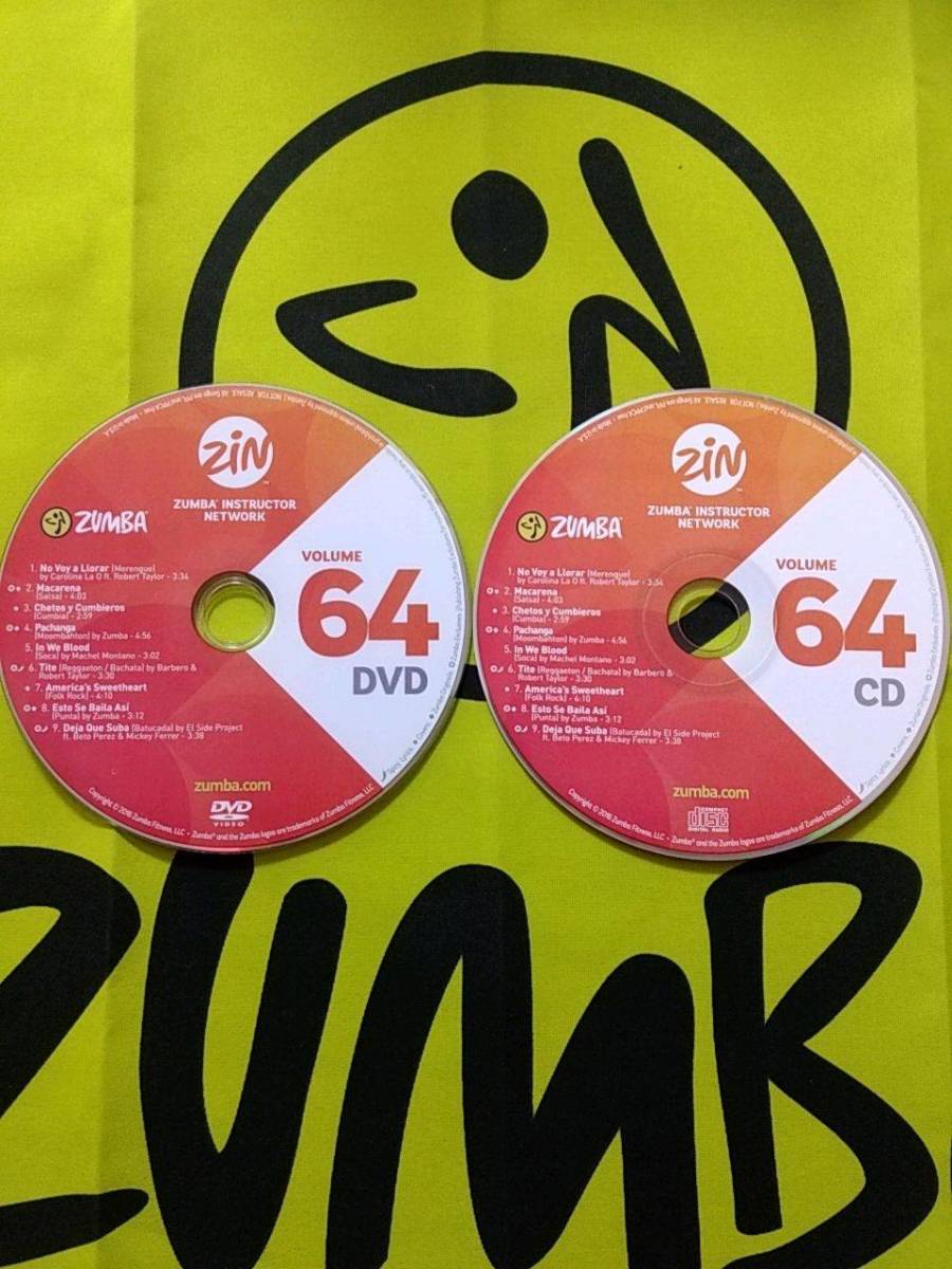 ZUMBA ズンバ ZIN61 ~ ZIN70 CD & DVD 20枚セット