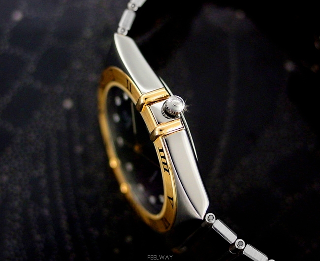 【オメガ】OMEGA Constellation★希少!黒文字盤&最高級11Pダイヤメンズ腕時計【新品仕上げ】_画像5