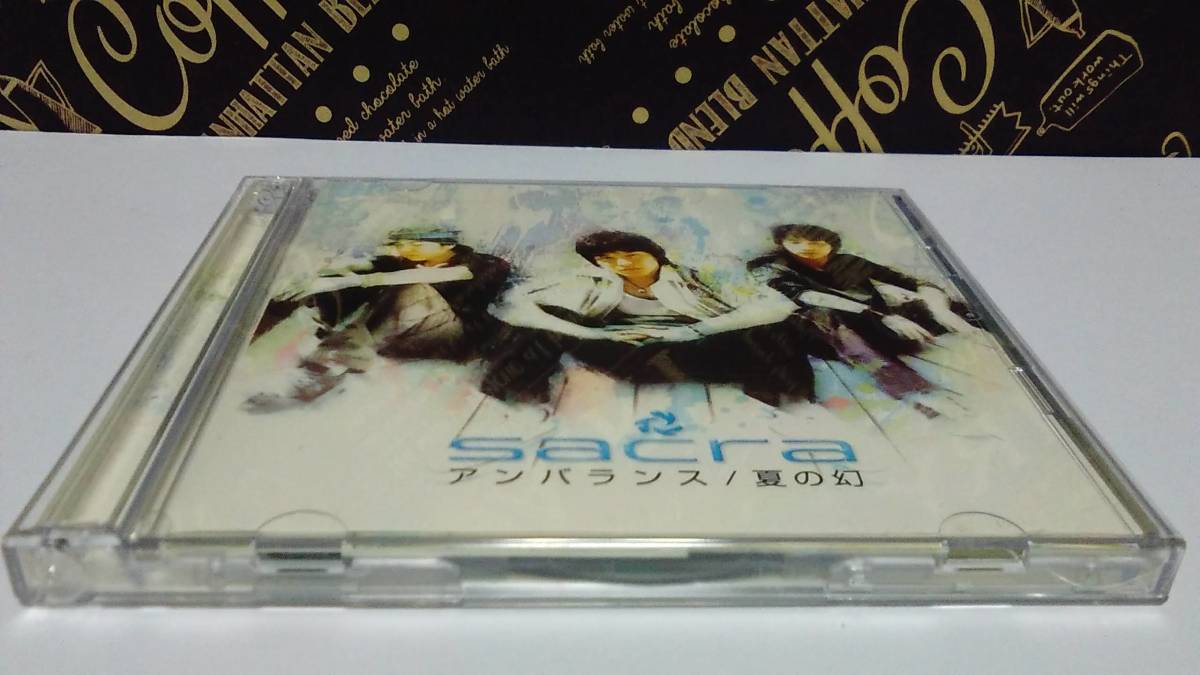 ▼ 即決 ▼ 【CD：邦楽】 sacra 「アンバランス」 !! 初回限定盤 CD+DVD 2枚組 木谷雅 足土貴英 加藤拓也_画像1