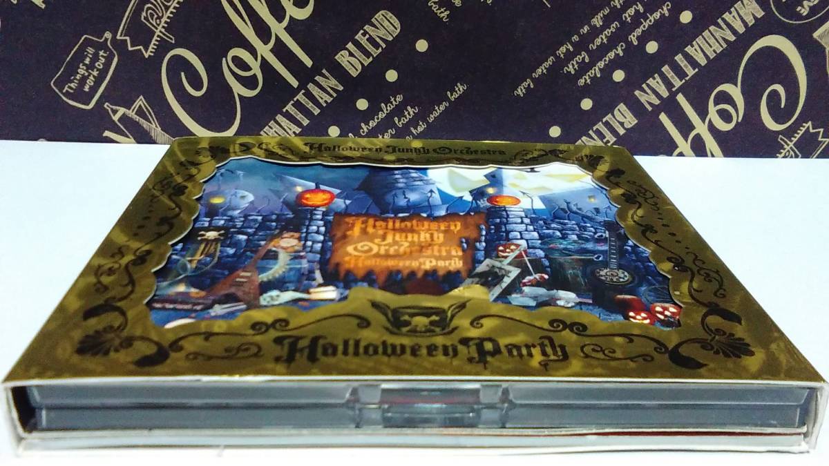 ▼ 即決 ▼ 【CD：邦楽】 HALLOWEEN JUNKY ORCHESTRA 「HALLOWEEN PARTY」 !! スリーブケース付 デジパック仕様 CD+DVD 2枚組_画像1