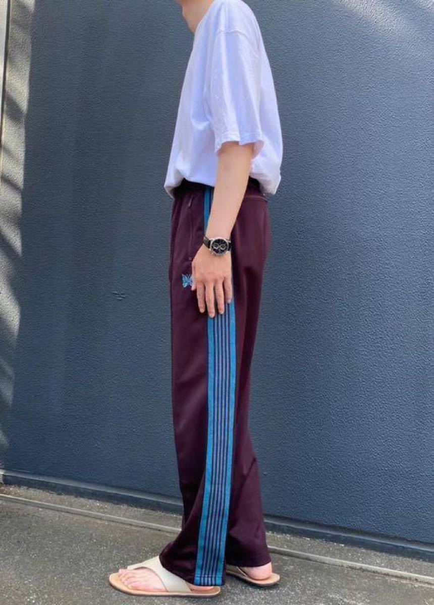 20ss Needles ストレート トラックパンツ S ボルドー introstyle.lt