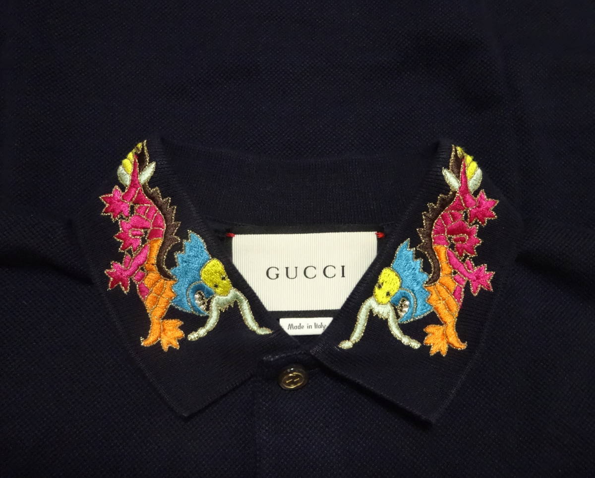 GUCCI グッチ ポロシャツ 美品 S ポロシャツ 刺繍 の商品詳細 | 日本