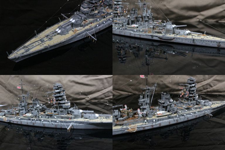 ○1/700 日本海軍戦艦「陸奥」完成品○ product details | Yahoo 
