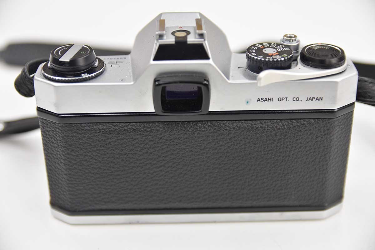 ●1円【中古品　ジャンク品】 ASAHI PENTAX ペンタックス SPOTMATIC SP フィルムカメラ Super-Takumar 50mm F1.4 シャッターOK_画像5