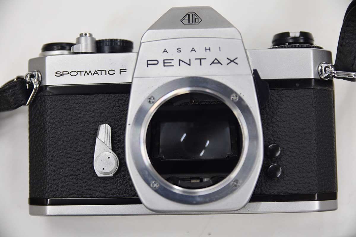 ●1円【中古品　ジャンク品】 ASAHI PENTAX ペンタックス SPOTMATIC SP フィルムカメラ Super-Takumar 50mm F1.4 シャッターOK_画像6