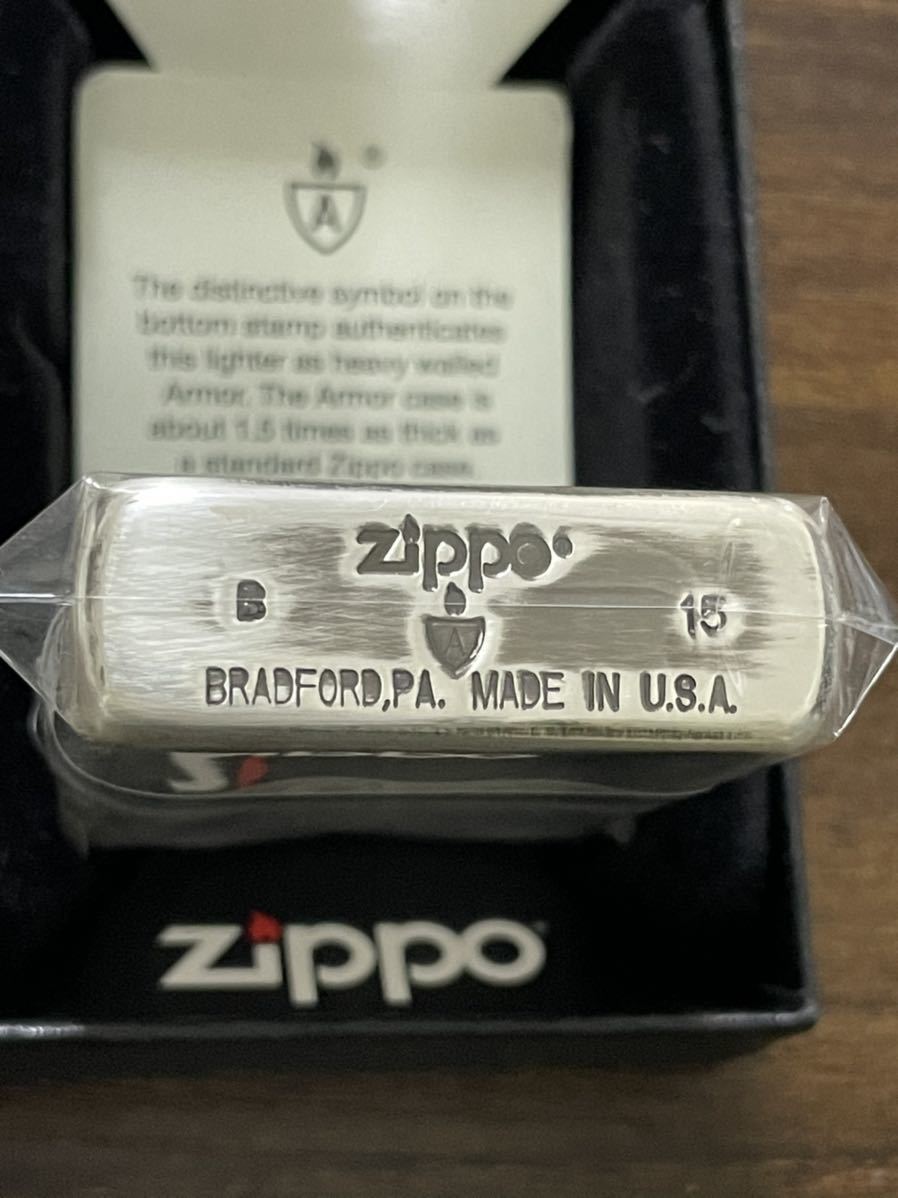 zippo アメリカンスピリット アーマー 木象嵌 限定品 銀燻 ウッド 初期