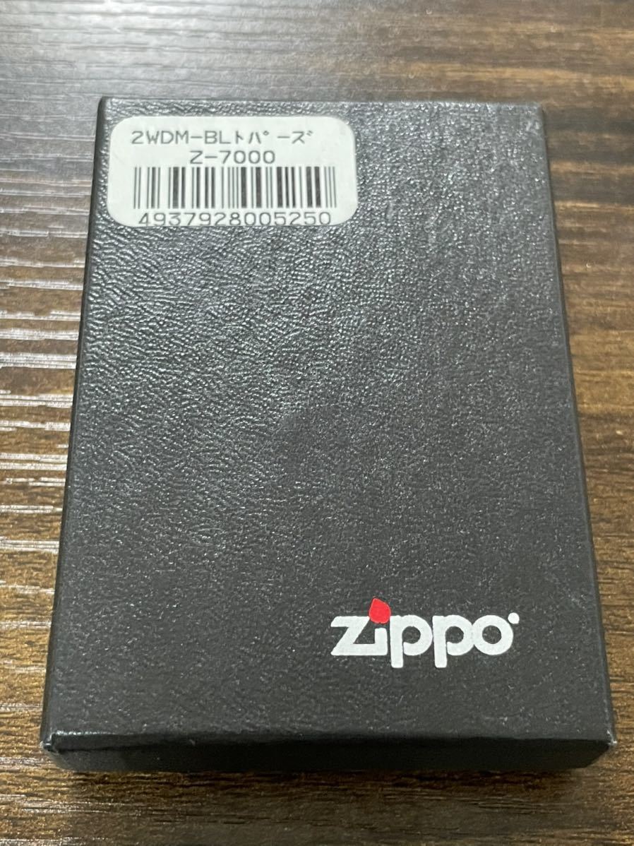 未使用品 zippo windy 天然石トパーズ ウィンディ 特殊加工 小物