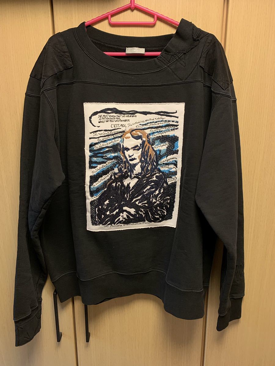 正規 19AW DIOR × Raymond Pettibon ディオール レイモンド ペティボン Kim Jones コラボ モナリザ スウェット  XXL 943J660A0531