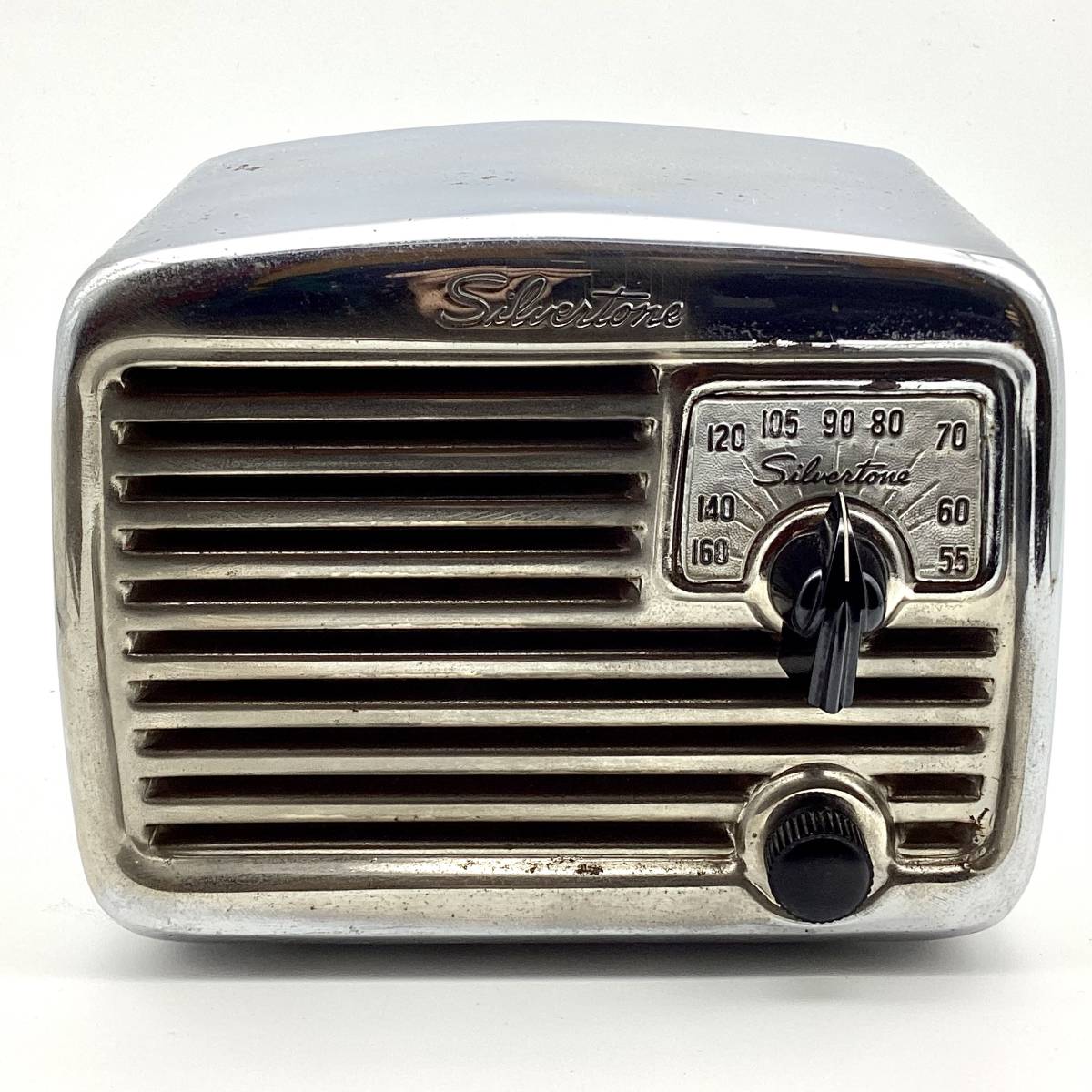 ☆Silver tone/USA/ラジオ/50s /真空管ラジオ/ ヴィンテージ/vintage