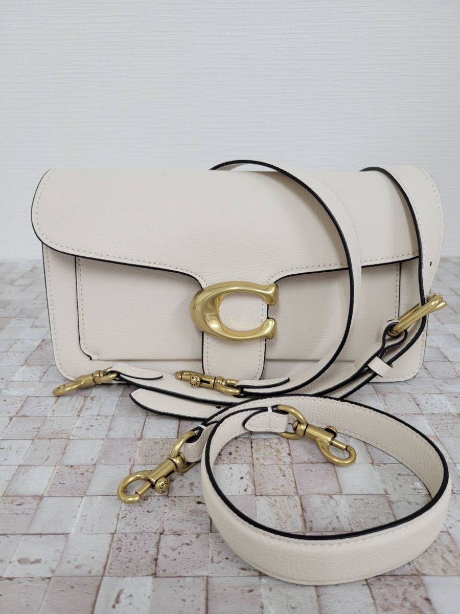超特価SALE開催!】 COACH コーチ タビー ショルダーバッグ ホワイト 安い販売中 コーチ COACH 正規品 新品 ピロータビーショルダーバッグ アイボリー 26 ショルダーバッグ