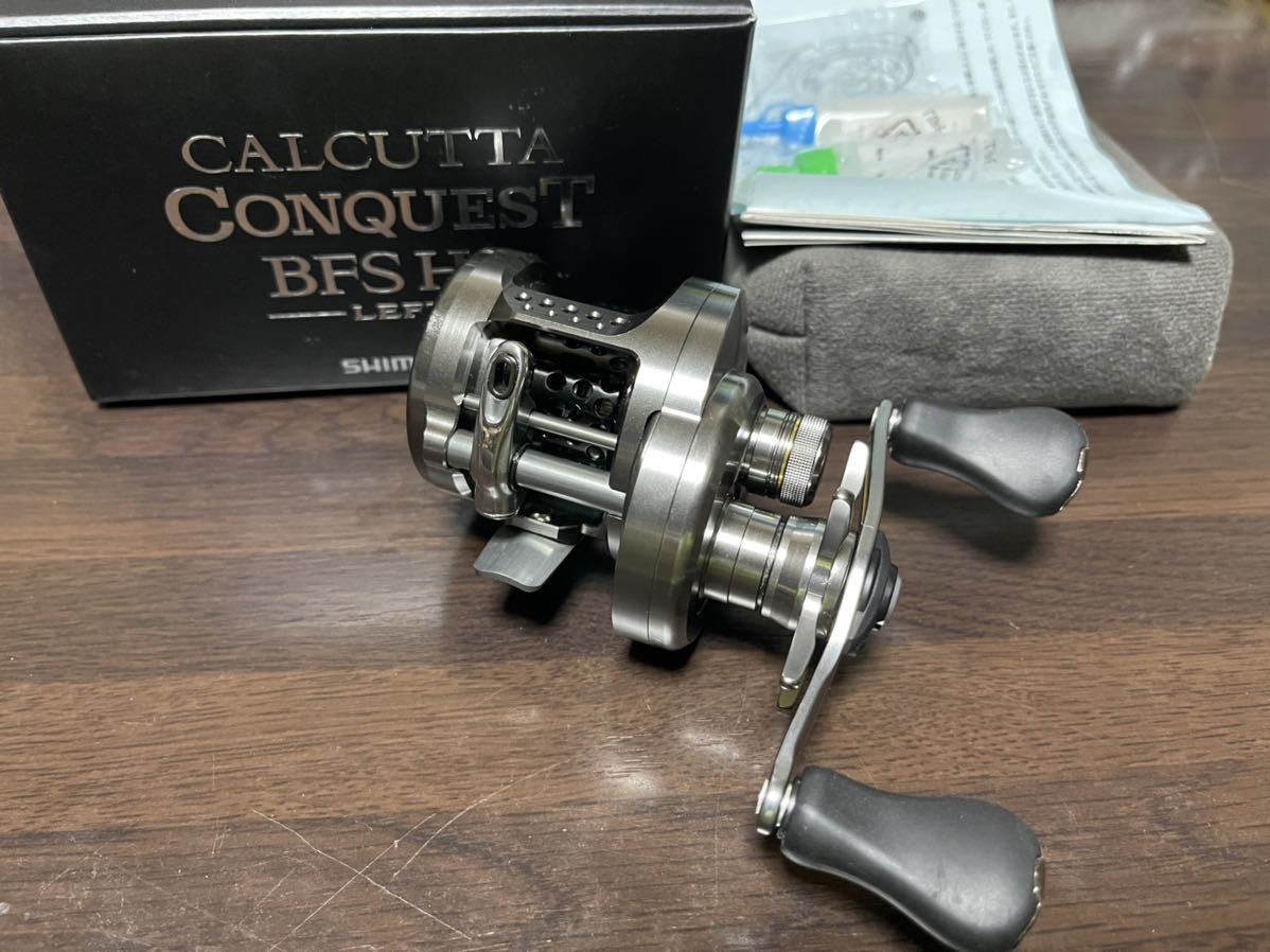 SHIMANO 17カルカッタコンクエスト BFS HG 左ハンドル 美品 bpbd