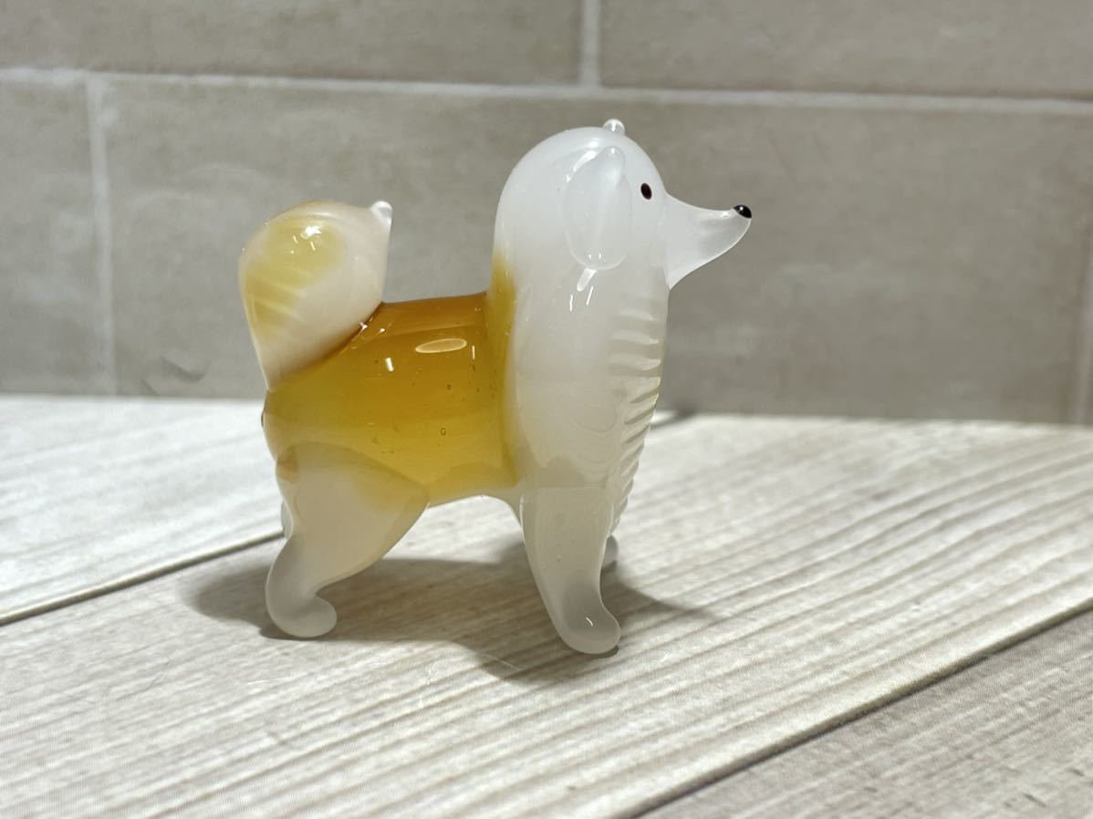 * miniature glass skill *[ dog series ] Spitz 