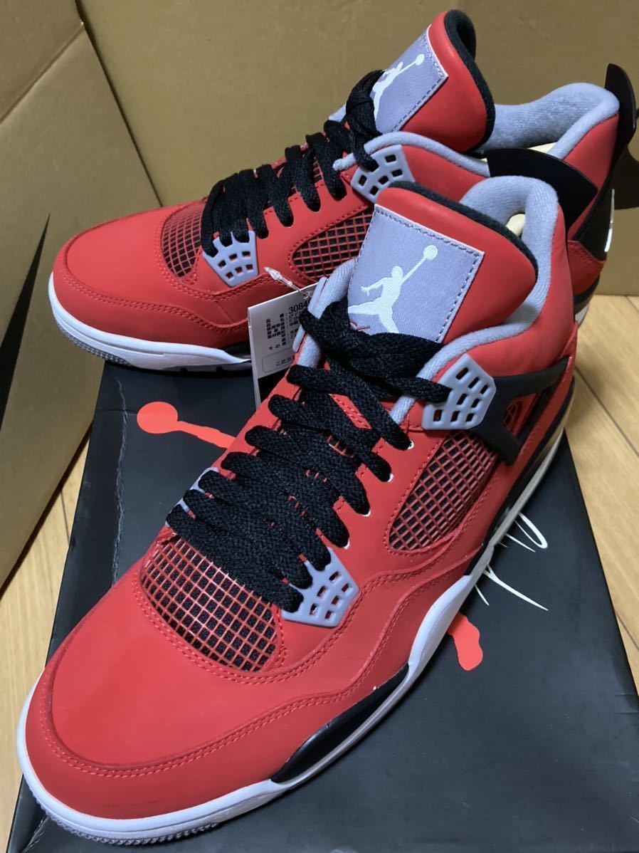 デッド NIKE AIR JORDAN 4 RETRO TORO BRAVO red ナイキ エア