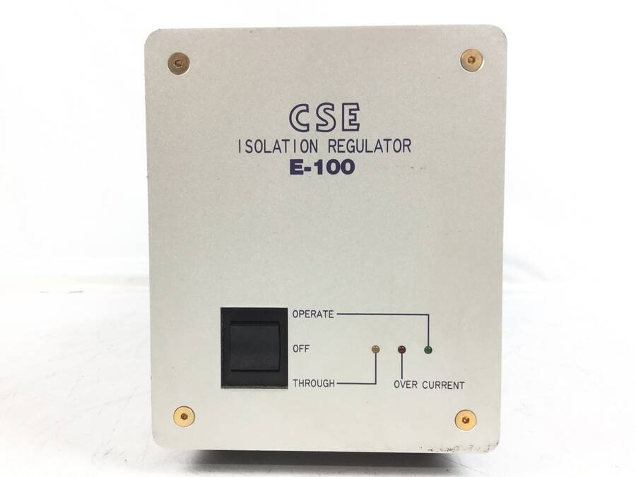 CSE E-100 アイソレーション レギュレーター クリーン電源◆現状品_画像2