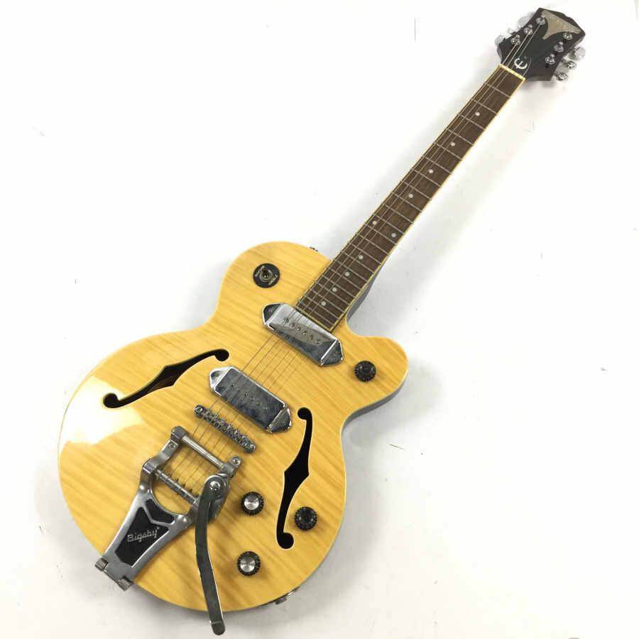 Epiphone エピフォン WILDKAT セミアコギター シリアルNo.U06110016 ナチュラル系★現状品_画像1