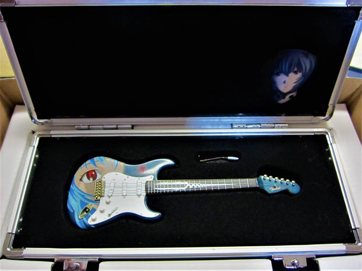 F-Toys ☆ Neon Genesis Evangelion Guitar ★ REI-Stratocaster Type01 Stratocaster ★ 1/8Scale ★ Полный заказ ограниченного производства