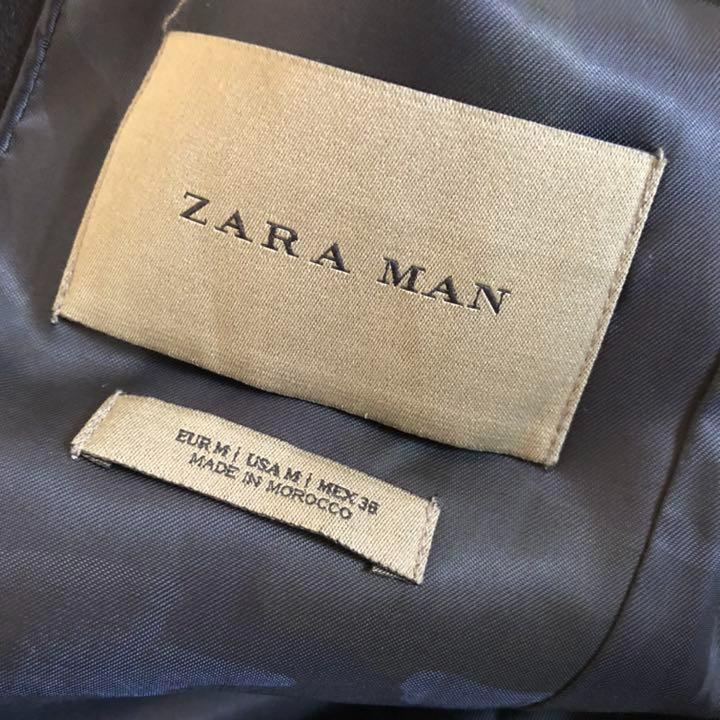 ZARA MAN ザラマン ダッフルコート ウール ジャケット ブラック_画像9