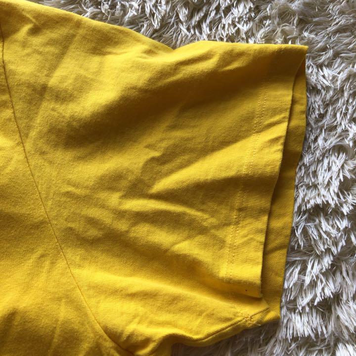 激レア IKEA イケア ロゴ ビッグシルエット 半袖Tシャツ 黄色 イエロー ビッグサイズ_画像5