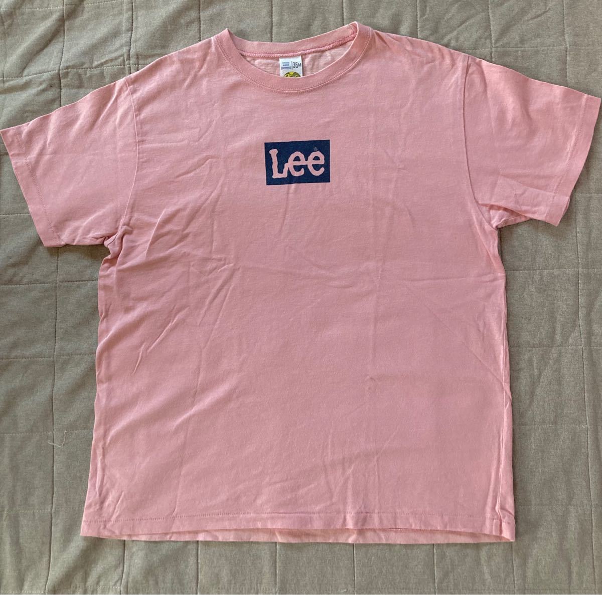 Lee Tシャツ　サーモンピンク　M〜L