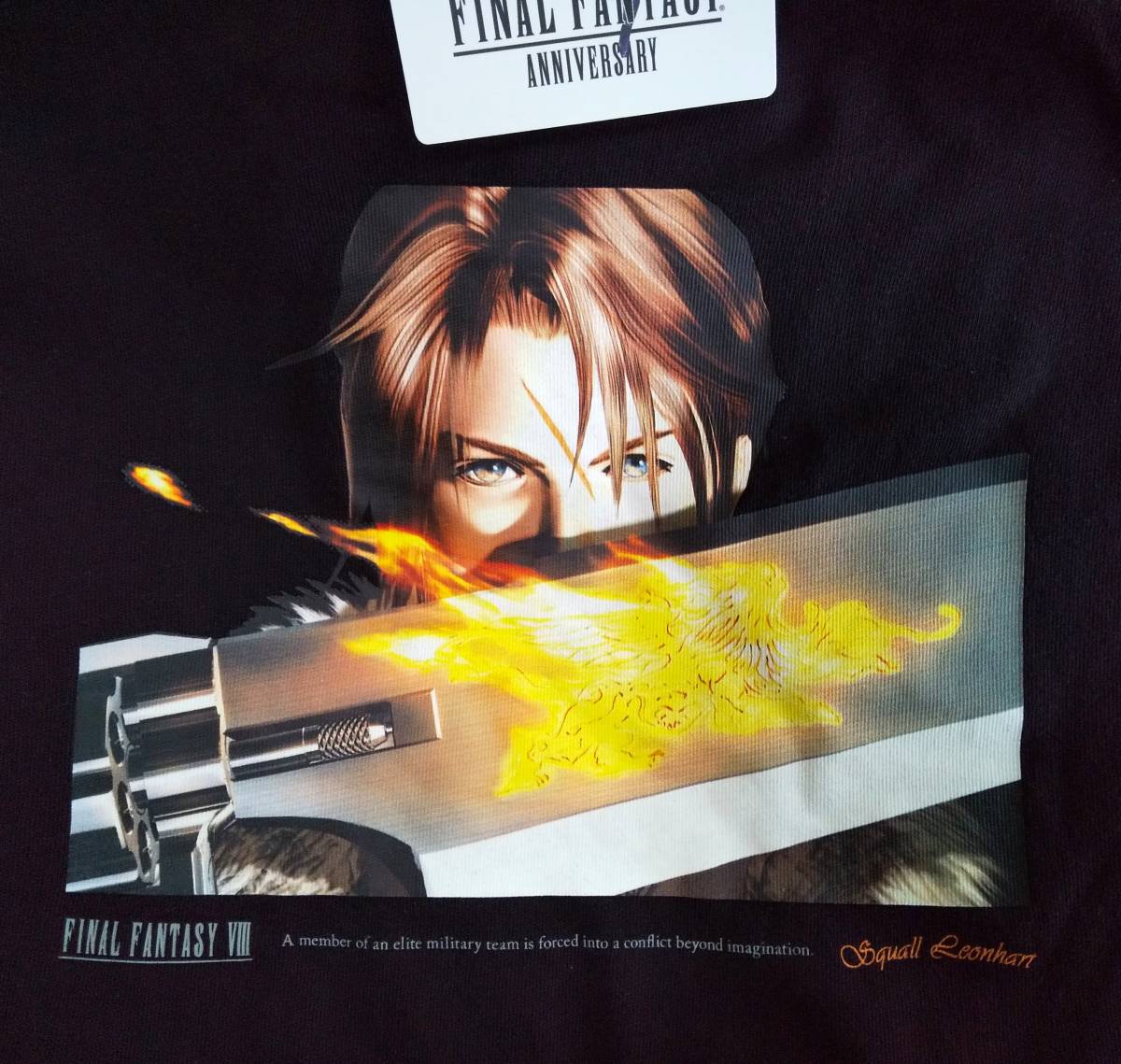 ファイナルファンタジー8・スコールＴシャツ Lサイズ / FINAL FANTASY Ⅷ・スクエアエニックス×UNIQLOコラボUT/色:ブラック_画像3