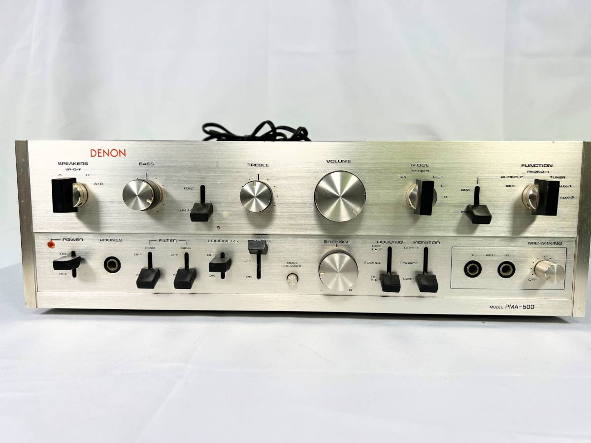 デノン DENON プリメインアンプ PMA-500 ※通電のみ確認済み bpbd