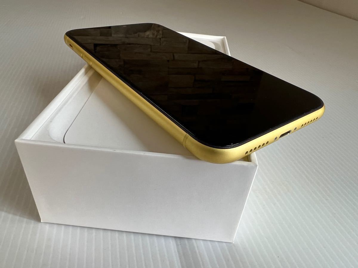 SIMロック解除済み 美品! iPhone11 128GB イエロー本体 SIMフリー 残債なし アイフォン11