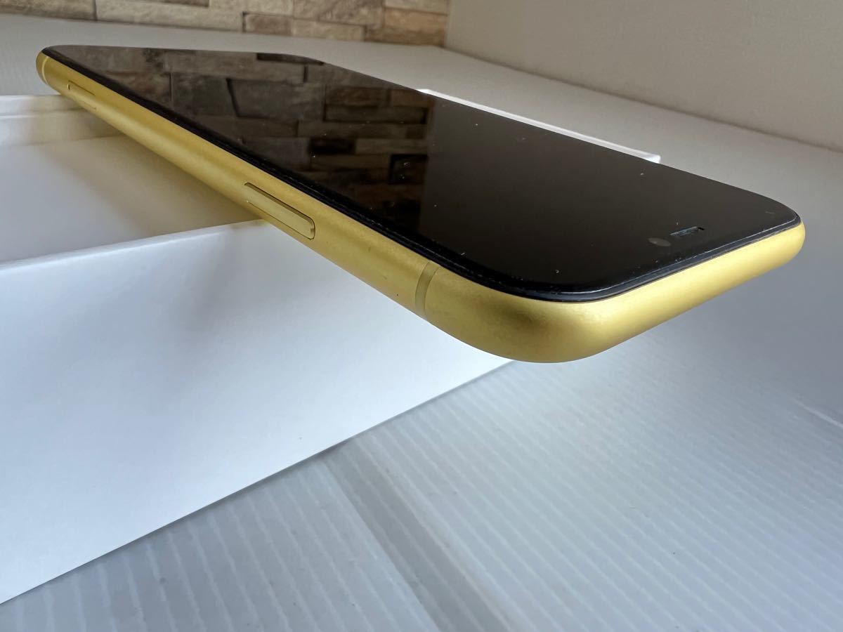 SIMロック解除済み 美品! iPhone11 128GB イエロー本体 SIMフリー 残債なし アイフォン11