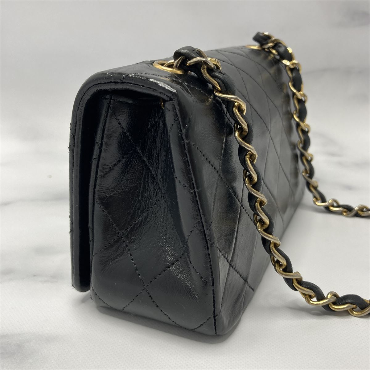 シャネル マトラッセ チェーン ショルダーバッグ 黒 ブラック CHANEL MATELASSE Chain Shoulder Bag Black_画像3