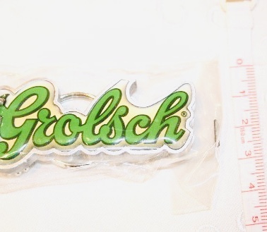 レアグッズ　オランダ　No1Beer　 grolsch（グロルッシュ）　ロゴキーホルダー　2個セット　まとめて_画像4