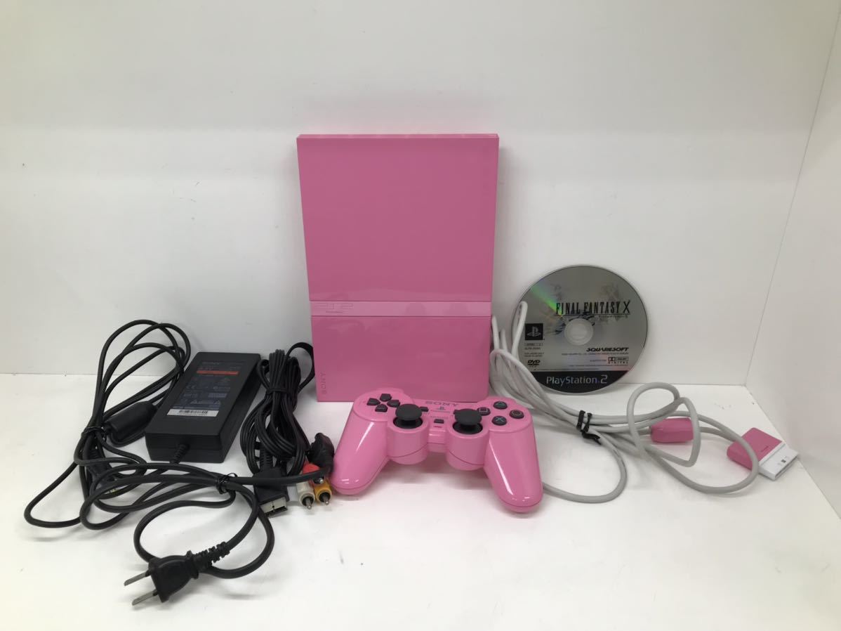 SONY 薄型PS2 Playstation2 プレステ2本体 ピンク SCPH-77000 FINAL