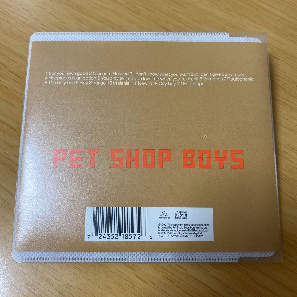 【美品】CD Pet Shop Boys / Nightlife_画像2