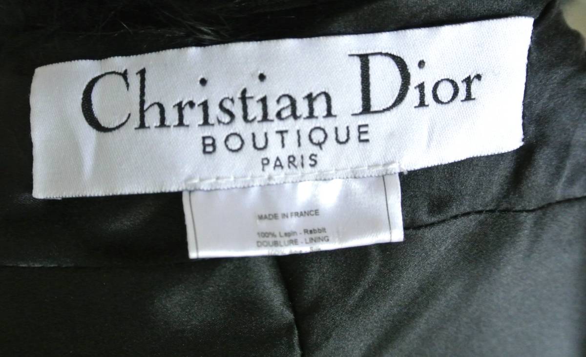 Christian Dior　　クリスチャンディオール　ファー　ストールボレロ　ラビットファー_画像5