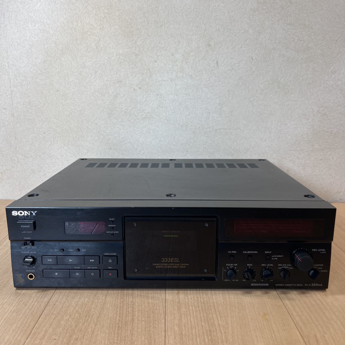SONY TC-K333ESL カセットデッキ ソニー テープレコーダー www
