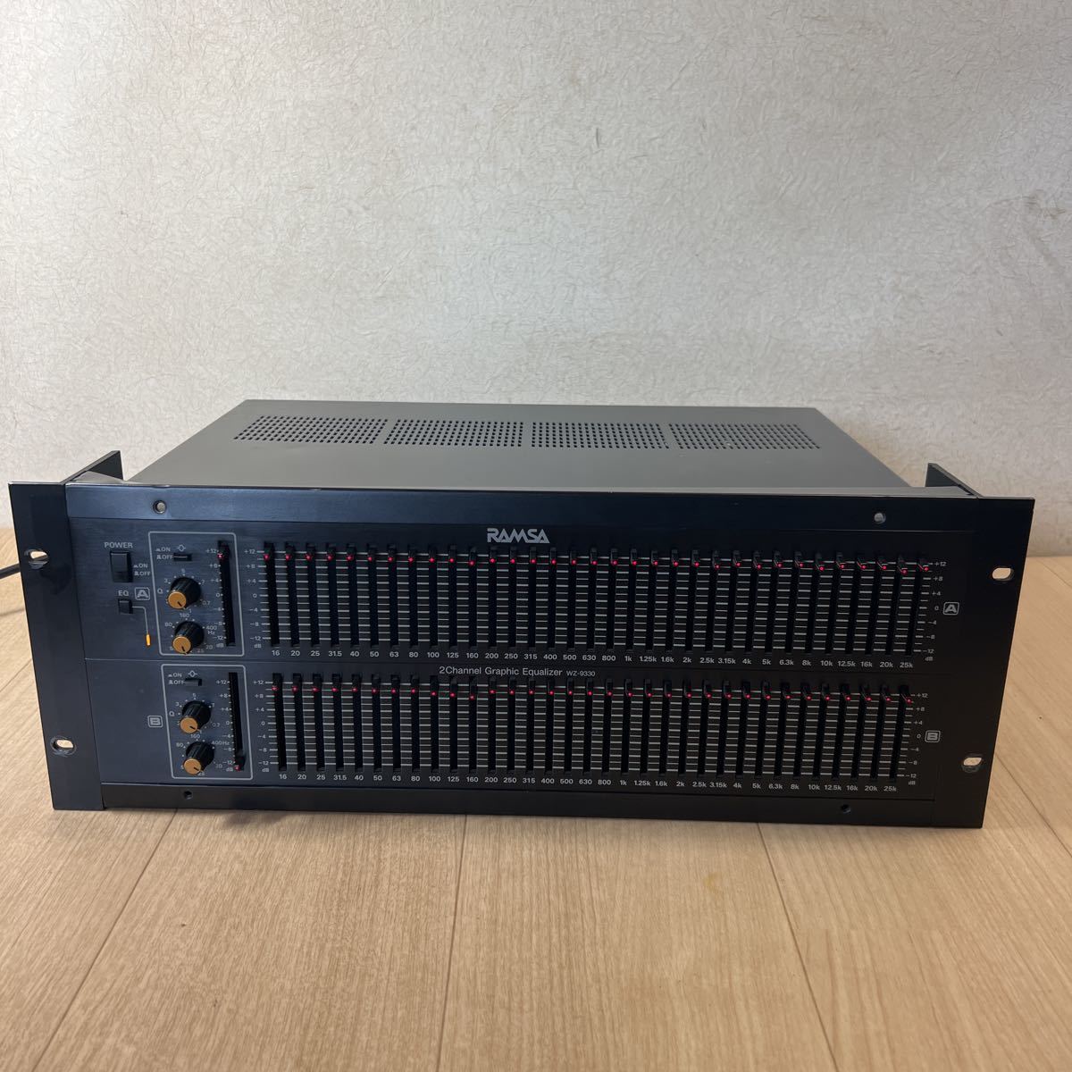 ナショナル National RAMSA 2ch グラフィックイコライザ WZ-9330 www