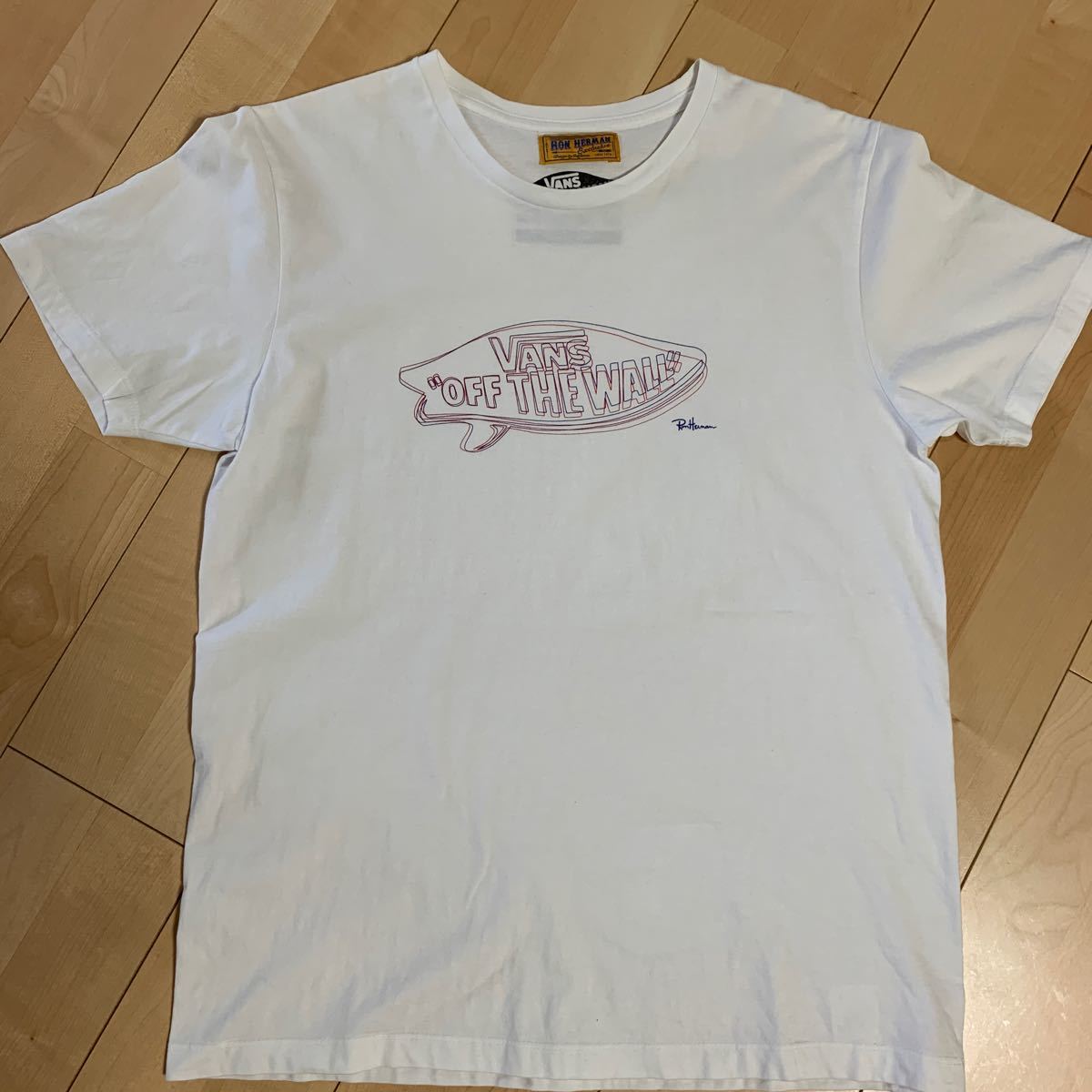 Vans×Ron Herman ロンハーマン×バンズ　限定コラボTシャツ　美品　最終値下げ 9700円→8,700円