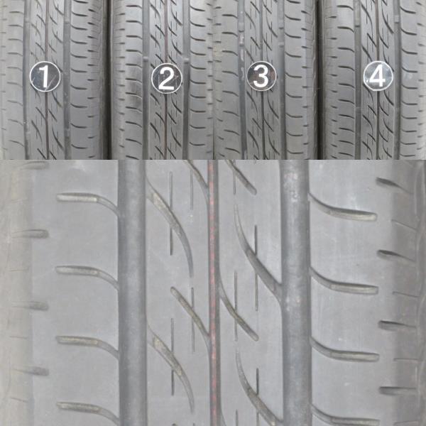 中古タイヤ 4本セット 155/65R13 73S 13インチ ブリヂストン NEXTRY サマー 夏 ゼスト 送料無料（沖縄、離島除く）a11945_画像3