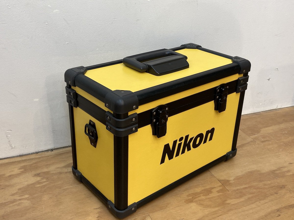 上等な ニコン フォトタックルケース イエロー 鍵2個付 タグ付