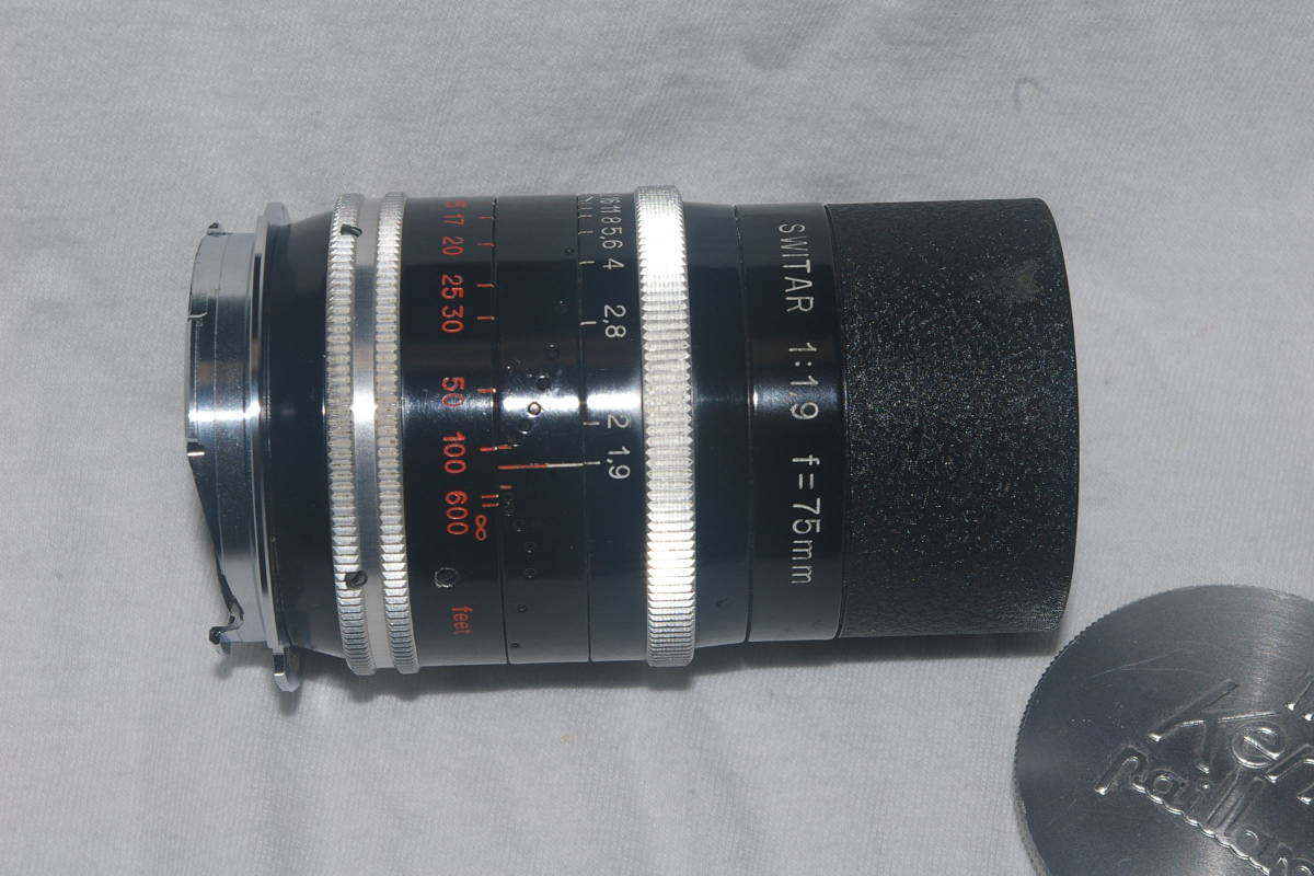 H]スイス KERN SWITAR 75mmf1.9 LeicaMマウント改造品 接写・近距離用