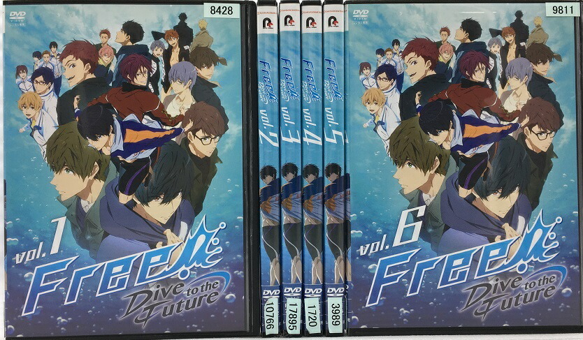 dw-9811v□DVD□ Free! フリー Dive to the Future 全6巻セット