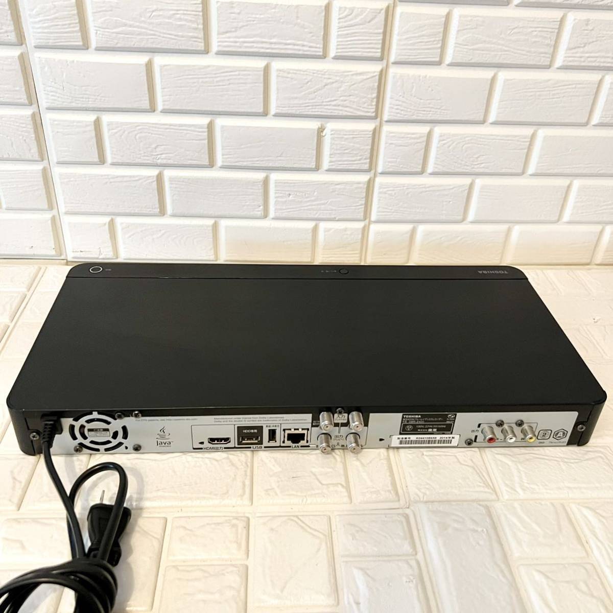 kd15☆ 美品 動作確認済 TOSHIBA 東芝 REGZA HDD&ブルーレイディスク