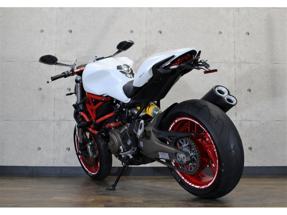 「ドゥカティ モンスター821 距離：9,548km ABS・フェンダーレス・EGスライダー・ハンドル Ducati monster 「ロナジャパン」」の画像3