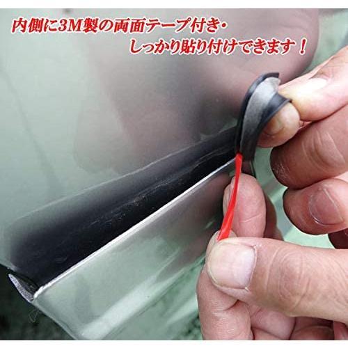  aero spoiler for crevice gasket molding both sides tape attaching black color 4M size spoiler with aero interval .